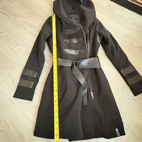 RUDSAK Leather and Wool with Hoodie Size S - Picture 8 of 14